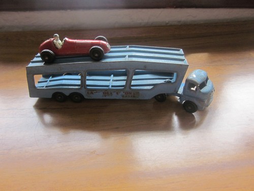 Matchbox car transporter blue - matchbox,