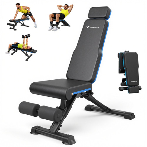 Merach adjustable weight bench - merach,