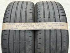 2x Goodyear Eagle F1 Used Car Tyres 225 40 20 Mercedes BMW RSC RunFlat 2254020