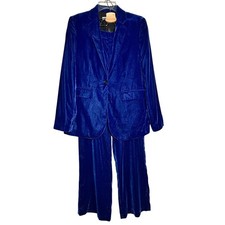 ZARA Royal Blue Velvet Blazer