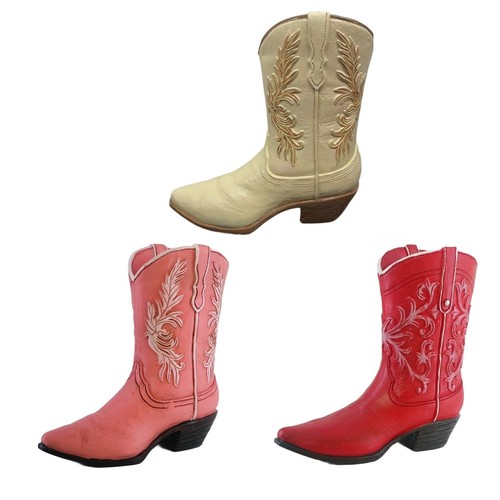 Charming boot shape - boot, resin