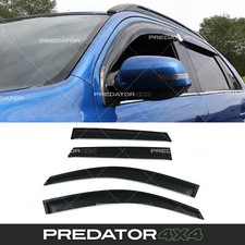 BLACK WIND DEFLECTORS DOOR