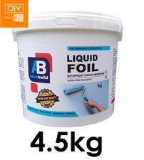 4.5kg Waterproof Tanking Membrane Aqua Build Liquid Foil Shower Wet Room System