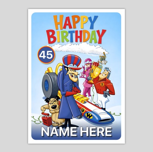 Wacky races personalised - races,
