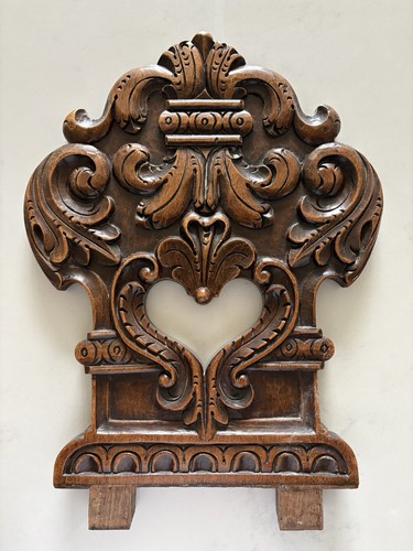Antique carved wood acanthus - carved,