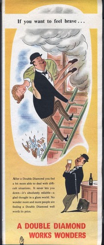 1950s vintage advert double - 1950s, a