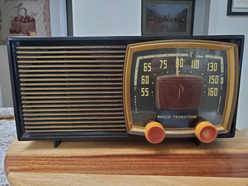 Vtg 1952 philco transitone - vtg,