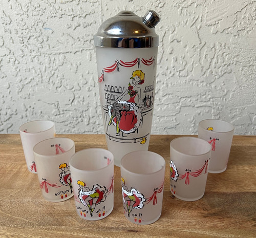 Vintage glass cocktail - vintage,