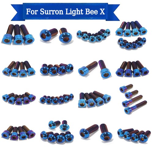 Complete titanium screws bolts - titanium,