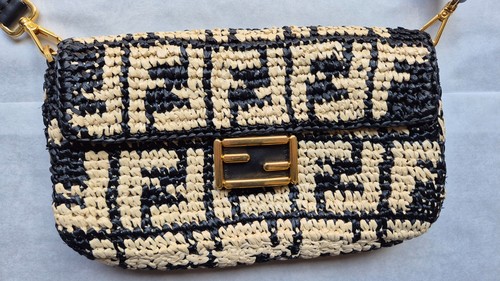 Fendi baguette raffia - fendi, ff