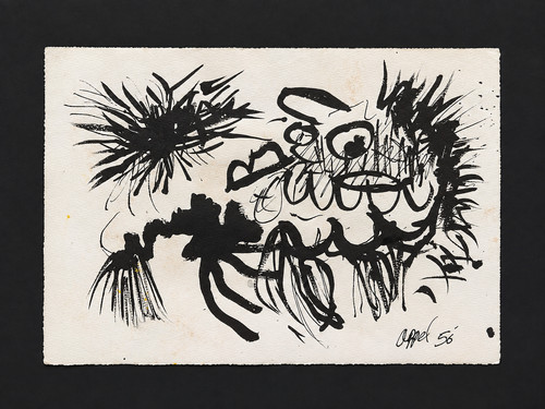 Karel appel signed 1956 - signed,