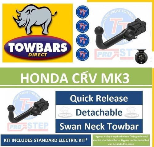 Towbar detachable swanneck - swanneck, to