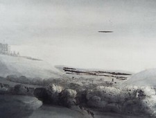 Original Watercolour c1820's, 'Bamburgh' - Unknown Artist - Coast