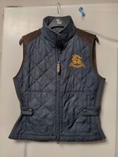 Ladies Ralph Lauren Navy Blue Lined Body Warmer/Gilet Size Medium.
