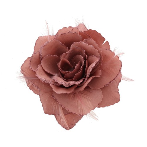 Glitter hair rose - hair,