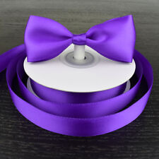 Double Sided Satin Ribbon Rolls 32 Colours 25/50 Metres 3mm 6mm 10mm 15mm