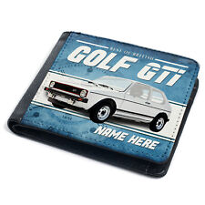 Personalised Volkswagen Golf Wallet British Classic Car MK1 GTI Mens Gift CL63