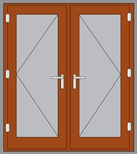 Upvc french doors - doors,