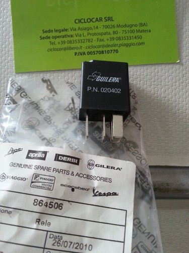 Original rele derbi gpr 125 - rele,