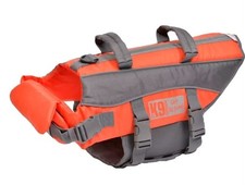 K9 Pursuits Dog Life Jacket High Visibility Easy Grab Float Coat Size Large