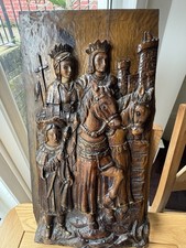 Carved Wood Panel Gothic