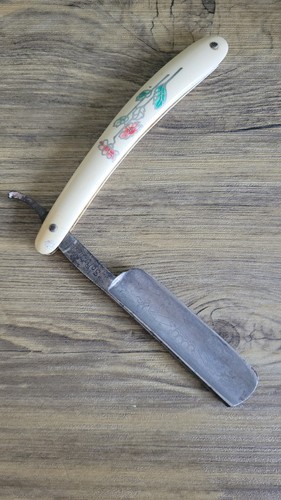 Vintage german straight razor - vintage,