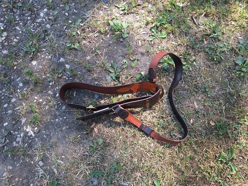 Sam browne leather belt and - sam,