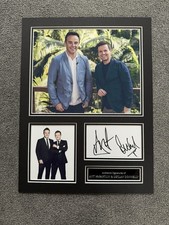 Ant & Dec hand Signed