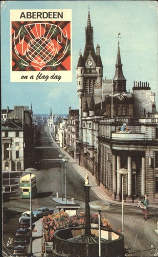 Vintage aberdeen postcard - aberdeen,