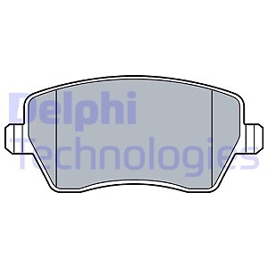 Lp3551 delphi brake pad set - lp3551,
