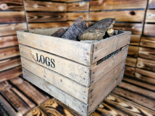 Logs basket fire - basket, /
