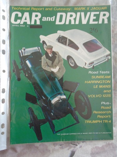 Car driver apr - car, 1962