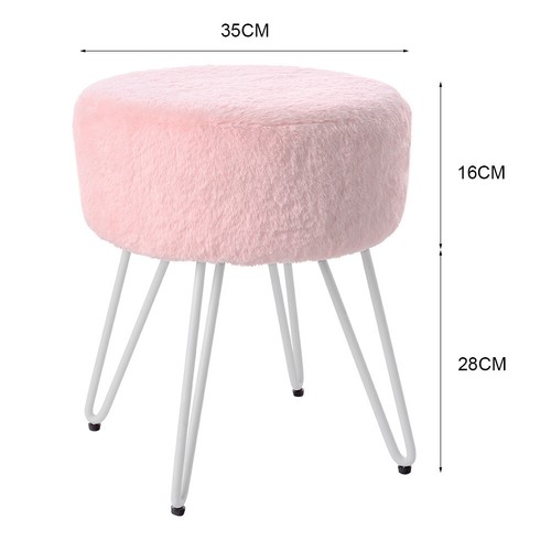 Violet velvet makeup chair - velvet,