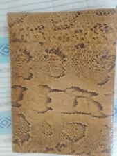 Unique Vintage Snake Skin Python Leather Handmade Folder A4 sized