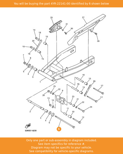 Yamaha shaft pivot - yamaha, shaft,