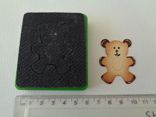 Sizzix teddy bear craft die - sizzix, ~