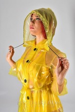 PVC Plastic Vinyl Raincoat fetish PVC regenmantel imperméable regenjas Rain Mac