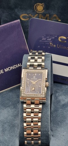 Cyma lady tank watch with - cyma, lady's