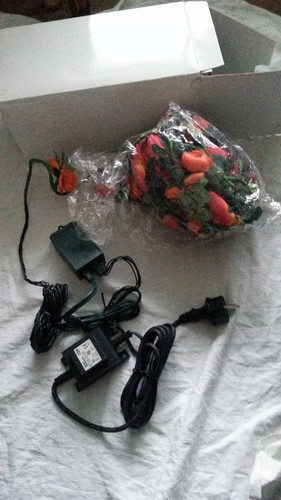 Vintage german flower lights - vintage,