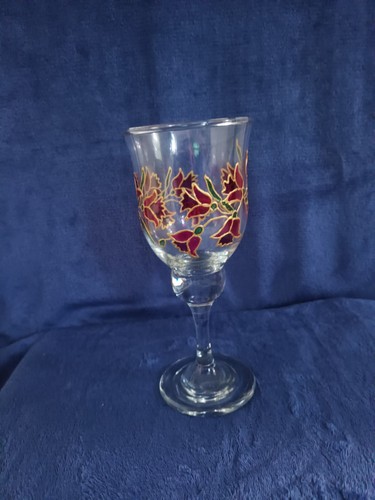 Bohemian hand painted wine - bohemian,
