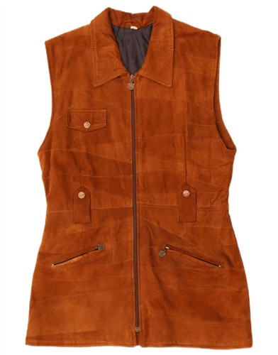 Vintage womens suede gilet - vintage,