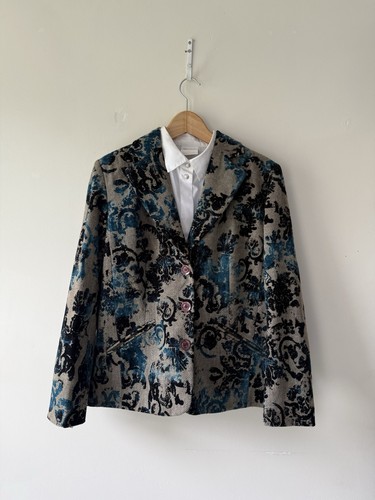 Vintage herringbone blazer - vintage,