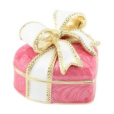 Bow Knot Trinket Box Enamel
