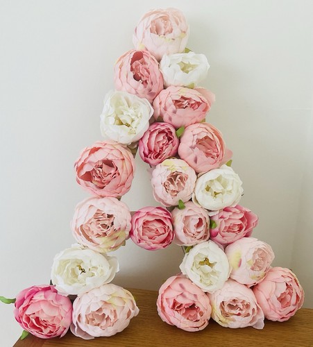 Large stunning flower letter - large,