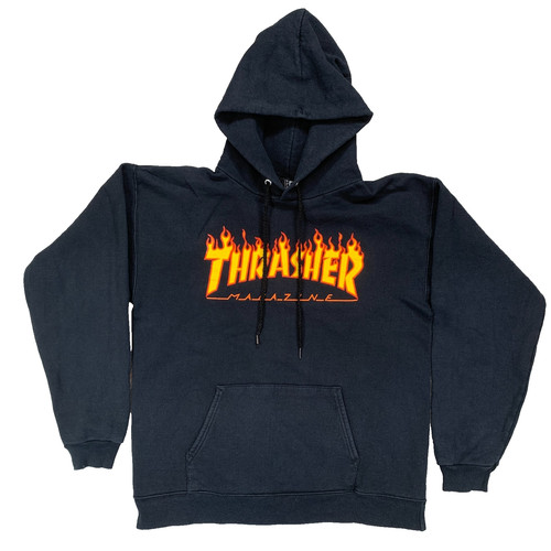 Thrasher black flame - black,