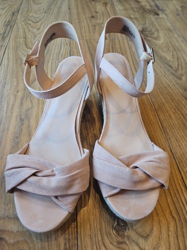 Evans hallie pink espadrilles - evans,