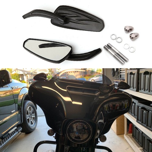 Motorcycle side mirrors black - mirrors,