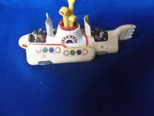 THE BEATLES CORGI YELLOW SUBMARINE 1969 YELLOW /WHITE 1st ISSUE 803 3 PROPS. FAB