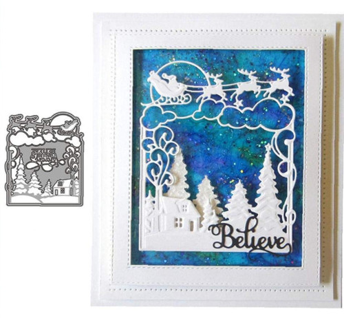 Christmas snow metal - snow,