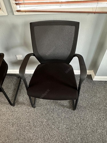 Typist mesh black chair - black,